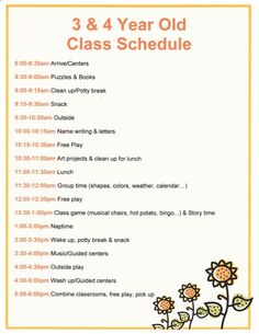 Daily Schedule For Preschoolers, Preschool Day Schedule, Daycare Routine Daily Schedules, Prek Schedule Full Day, Day Care Activities Lesson Plans, Preschool Schedule Classroom Full Day, Toddler Daycare Schedule, Daycare Charts