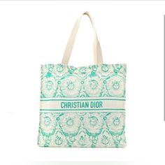 Brand New Sealed Christian Dior Tote Bag Questions? Leave A Comment Below. Christian Dior Tote Bag, Christian Dior Tote, Dior Tote Bag, Dior Green, Dior Bag, Womens Tote Bags, Christian Dior, Dior, Tote Bag