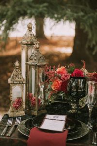 the instagram page on instagram shows an image of a table setting with flowers and candles