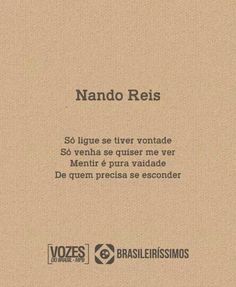 an old book with the title nando reis