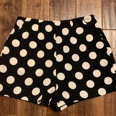 Darling To Dress Up Or Wear Casually Casual Polka Dot Bottoms For Party, Polka Dot Casual Party Bottoms, Casual Polka Dot Party Bottoms, Black Cream, Dress Up, Womens Shorts, Women Shopping, How To Wear, Black