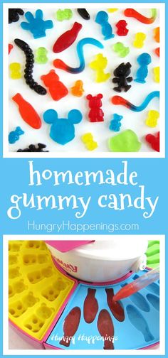 homemade gummy candy recipe for kids to make with the help of their mother and father