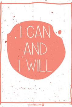 i can and i will written on a piece of paper with an orange frame around it