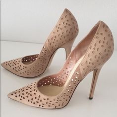 Authentic Jimmy Choo Heels. Jimmy Choo Heels, Jimmy Choo Shoes, Jimmy Choo, Shoes Women Heels, Shoes Heels, Women Shoes, Cream, Heels, Women Shopping