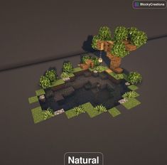 Front Yard Minecraft, Minecraft Area Ideas, Landscape Ideas Minecraft, Natural Minecraft Builds, River Minecraft Ideas, Plains Biome House Minecraft, Mc Archway, Minecraft Pathways Design Natural, Minecraft River Design