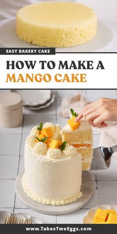 how to make a mango cake