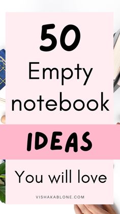 empty notebook ideas Blank Notebook Ideas, Empty Notebook Ideas, Clean Challenge, Empty Journal, Empty Notebook, Morning Journal Prompts, Notebook Aesthetic, Empty Book, Daily Journal Prompts