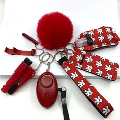 Our Self-Defense Keychain Is The Perfect Way To Stay Safe And Secure. Made Of High-Quality Materials, It's Designed To Withstand Everyday Wear And Tear And Is A Must-Have Personal Safety Accessory For Women Of All Ages. The Keychain Features A Stylish Design That Can Be Easily Attached To Your Keys, Purse, Or Backpack, Ensuring It's Always Within Reach When You Need It. Safety Tools, Defense Keychain, Eagle Necklace, Self Defense Keychain, Car Key Ring, Silver Eagles, Red Strawberry, Keychain Set, Practical Design