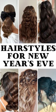 For those with short hair, these cute and easy hairstyles for New Year's Eve will inspire your party look. From simple straight styles to short curly options, you’ll find the perfect idea to match your vibe. Whether you’re keeping it natural or going for something sleek, these hairstyles will make sure you’re ready for the night’s festivities. Sleek Straight Hairstyles, Cute And Easy Hairstyles