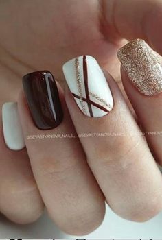 Season Nails, Manicure Nail Designs, Her Nails, Nails Colors, Nails 2021, Nails Fall, Short Acrylic Nails Designs, Dipped Nails, Elegant Nails