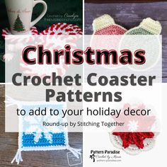 christmas crochet coaster patterns to add to your holiday decor