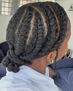 Flat Twist Crown Natural Hair, Twists Protective Styles Natural Hair, Natural Low Tension Hairstyles, Low Tension Protective Styles Short Hair, Low Tension Hairstyles For Black Women, Low Maintenance Natural Hairstyles, Shoulder Braids, Low Tension Natural Hairstyles, Low Tension Protective Styles