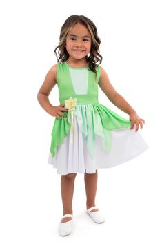 PRICES MAY VARY. When you twirl in this enchanted green dress, it's as if you're caught in a joyful breeze, and the skirt flutters like the leaves in a magical forest. Designed for twirling - cut from a full circle of fabric which allows it to billow out as your little one spins and dances. Gracefully tiered skirt, with three layers of flowing fabric that cascade elegantly. Sunshine-hued flower embellishment at the waist for a finishing touch. What really sets our Twirl Dresses apart, besides th Green Sleeveless Princess Dress For Dress-up, Spring Green Princess Dress For Fancy Dress, Green Princess Dress For Spring Fancy Dress, Green Princess Holiday Dress, Green Princess Style Holiday Dress, Princess Style Green Holiday Dress, Spring Green Fitted Princess Dress, Green Fancy Dress For Summer, Green Summer Dress For Fancy Dress Occasion