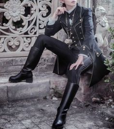 Ouji Fashion, Mode Steampunk, Prince Clothes, Royal Aesthetic, Gothic Style, Dark Beauty, Steampunk Fashion, Fantasy Clothing