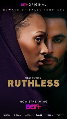 the movie poster for ruthless starring two men and one woman, both wearing headscarves