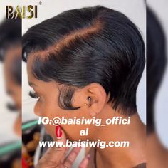 Hair Material	100% Human Hair

Hair Color	Same as photo

Straps	Adjustable

Made Method	Lace wig

Customized Time	3-5 Working Days Rihanna Short Hair, Big Chop Hairstyles, Short Cut Wigs, Chic Short Haircuts, Pixie Wig, Short Sassy Hair, Glueless Wig, Sassy Hair, Short Cut