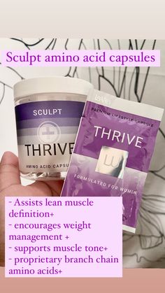 Thrive Le Vel 3 Steps, Thrive Sculpt, Muscle Booster, Le Vel Thrive