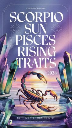 the front cover of scorpio sun pisces rising tratis magazine