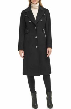 Calvin Klein Belted Coat | Nordstromrack Wing Collar, A Wing, Keep Out, Stylish Coat, Belted Coat, Tie Belt, Waist Tie, Calvin Klein, Collar