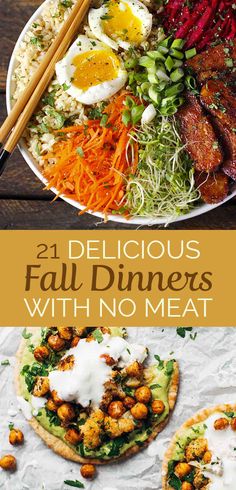 delicious fall dinners with no meat