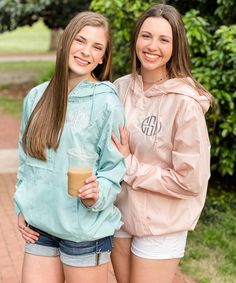 Our new Monogrammed 1/4 Zip Windbreaker Pullover are a fashion statement all their own! Pair with leggings for an athleisure look or jeans for a more upscale comfy look! The options are endless with this hoodie!   82 Gm 100% polyester fabric with interior water resistant coating Waterproof Pressure Resistance: 600 mm No lining  Matte finish eyelets and zippers #4 zipper with zipper pull & rubber zipper pull tab Reversed zipper tape Single layer body with fine mesh hood liner Three panel hood Scu Stretch Casual Windbreaker For Fall, Casual Stretch Windbreaker For Fall, Casual Monogram Sweatshirt For Fall, Spring Casual Monogram Tops, Spring Casual Tops With Monogram, Monogrammed Rain Jacket, Applique Monogram, Rain Jacket Women, White Embroidery