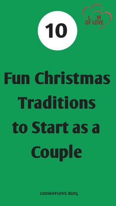 10 Fun Christmas Traditions to Start as a Couple Fun Christmas Traditions, Traditions To Start, Holiday Dates, Fun Christmas, Marriage Advice, Diy Christmas Gifts