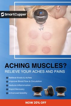 Are you tired of living with constant muscle pain and soreness? Say goodbye to aches and pains with Smart Cupper, a revolutionary product that harnesses the power of cupping therapy. Whether you suffer from back pain, neck pain, leg pain, or any other type of muscle pain, it can help provide natural relief. With regular use, it can improve flexibility, reduce inflammation, and even aid in weight loss. Add Smart Cupper to your fitness journey and take your body to the next level. smartcupper.com Types Of Muscles, Leg Pain