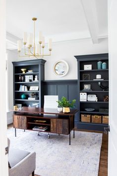 a living room filled with lots of furniture and decor