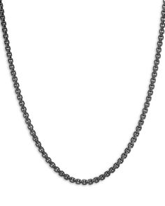 David Yurman Stainless Steel & Sterling Silver Box Chain Necklace, 22 David Yurman Mens, Box Chain Necklace, Silver Box, David Yurman, Box Chain, Jewelry Accessories, Chain Necklace, Stainless Steel, Sterling Silver