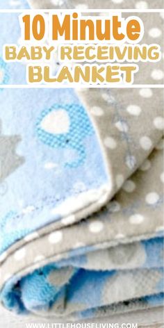 Sew a cute and simple baby receiving blanket in just 10 minutes with this easy pattern. Ideal for beginners, this quick sewing project is perfect for a thoughtful baby gift. Create a soft, cozy blanket in no time with this easy-to-follow guide.