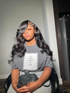 Fall Clothes For Black Women, Side Part Frontal Wig With Curls Fishtail Braid, No Part Wig, Spring Feast, Lace Fronts, Birthday Hairstyles, Quick Weave Hairstyles, Dyed Hair Inspiration