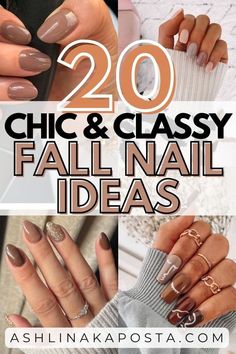 In this article are the most beautiful and amazing spring nail designs and colors that you can’t help but copy. #naildesigns #nailart #winternails #fallnails #amazingnails #fallnails #gelnails #acrylicnails #year #halloween #christmas #nailsideas2024 #nailtrends #nailtrend2024 Fall Almond Nails, Magical Autumn, Classy Acrylic, Fall Nail Ideas, Boho Nails, Simple Fall Nails, Nails Classy, September Nails, Nail Color Trends