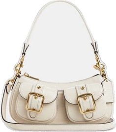 Ashton Baguette Coach, Everyday Use Satchel Baguette Bag With Silver-tone Hardware, Elegant Coach Satchel Baguette Bag, Daily Baguette Satchel Bag With Silver-tone Hardware, White Coach Satchel For On-the-go, Sling Bag Mini, Sustainable Bag, Coach Outlet, Baguette Bag