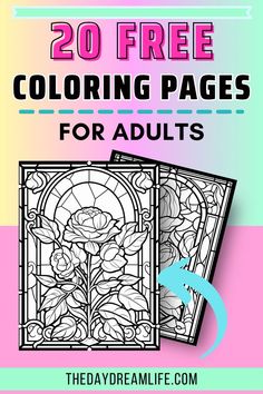 coloring pages Free Coloring Pages Printables Adults, Color Pages For Adults, Flower Coloring Pages For Adults, Stained Glass Coloring Pages, Free Coloring Pages For Adults, Simple Coloring Pages, Free Adult Coloring Printables