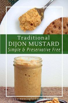 traditional dijon mustard and preservative free recipe for breads, cakes or muffins