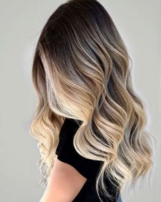 44Long Brown Hair with Blonde HighlightsCreate dimension by blending your dramatic browns with various tones of cheeky blond. Blonde Highlights With Lowlights, Icy Blonde Highlights, Air Touch, Highlight Ideas, Highlights Ideas, Red Blonde Hair, Blonde Balayage Highlights, Blonde Highlight