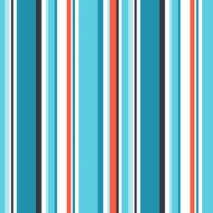 a blue and orange striped wallpaper pattern