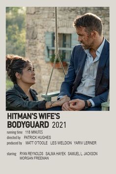 the poster for hitman's wife's bodyguard 2012 is shown here