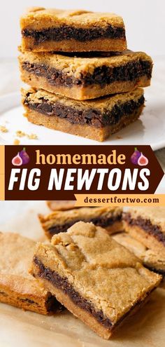 A baby food recipe featuring dried figs! It's also a wonderful food for toddlers. Paired with a whole wheat brown sugar crust, these Homemade Fig Newtons are so much better than store-bought! Fig Recipes Dessert, Fig Newton Bars, Fig Newton Recipe, Fig Preserves Recipe, Homemade Fig Newtons, Fig Newtons, Fig Bars, Homemade Graham Crackers, Kid Friendly Snack