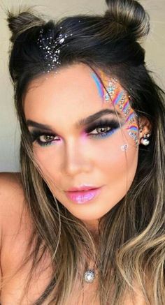 Festival Makeup Carnaval Makeup, Carnaval Make-up, Concert Makeup