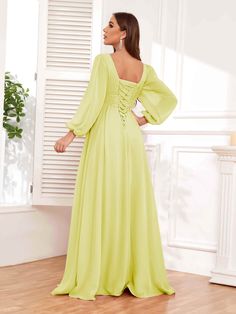 Fitted Floor-length Chiffon Dress With Ruched Bodice, Party Empire Waist Ruched Maxi Dress, Ruched Empire Waist Maxi Dress For Party, Spring Prom Dress With Ruched Sides, Solid Color Ruched Chiffon Dress, Ruched Chiffon Maxi Dress For Prom, Chiffon Dresses With Square Neck And Ruched Detail, Chiffon Square Neck Dress With Ruched Detail, Chiffon Dress With Ruched Detail And Square Neck