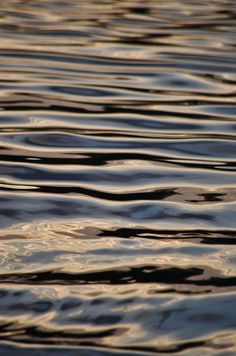 the water is very wavy and it looks like waves