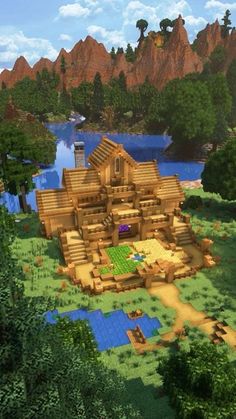 Deepslate Minecraft Buildings, Minecraft Survival Base Blueprints, Minecraft Cobblestone Ideas, Coolest Minecraft Builds, Minecraft Hillside House Ideas, Minecraft Farming Ideas, Minecraft Base Layout, Minecraft Starter Base, Minecraft Survival Base