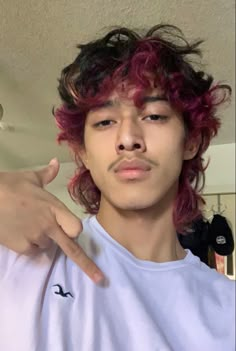 Curly Hair Dye, Haircut Curly Hair, Dyed Hair Men, Dyed Curly Hair, Men Haircut Curly Hair, Haircut Curly, Men Hair Color, Dyed Hair Inspiration