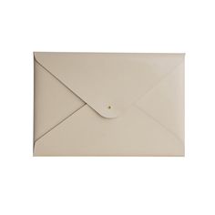 an open envelope on a white background