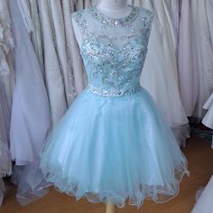 So Cute! Nwt In Good Sample Condition. Baby Blue Tulle Dress With Sequin Top. Tag Size 8 A Few Loose Strings. Bust 37" Waist 28.5" Measured On Mannequin. Taylor Swift Vibes! Aqua Color On Tag. Light Blue Dama Dresses, Short Baby Blue Dress, Quinceanera Dresses Baby Blue, Baby Blue Sweet 16, Quince Cinderella, Baby Blue Quince Dresses, Baby Blue Tulle Dress, Light Blue Sparkly Dress, Damas Dresses For Quince