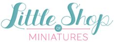 the logo for little shop miniaturess, which is featured in an advertiser's book