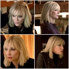 Cate Blanchett Hair, Care Blanchett, Lou Miller, White Hairstyles, Dark Closet, Hello Hair, Growing Out Hair, Hair Upstyles, Bob Haircut With Bangs