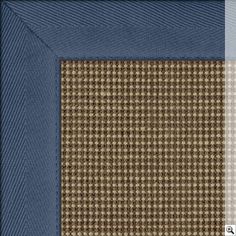 an image of a blue and brown checkered fabric