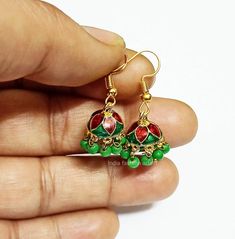 Beautiful Handmade Enamel Art Earrings. Handmade Meenakari Jhumkas. Light Weight Earrings. Multipurpose Earrings. Regular wear Earrings. Material - Brass Multicolor Meenakari Temple Jewelry Jhumkas, Multicolor Meenakari Jhumkas In Temple Jewelry Style, Festive Multicolor Meenakari Jhumkas, Multicolor Jhumkas With Latkans For Gift, Multicolor Latkans Jhumkas As Gift, Multicolor Meenakari Temple Jewelry Danglers, Multicolor Latkan Jhumkas For Gifts, Multicolor Latkan Jhumkas As A Gift, Multicolor Latkans Earrings For Puja